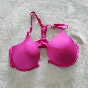 Fuschia racerback bra
